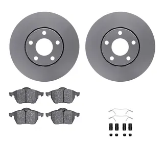 R1 Concepts WDWH1-73015 Brake Rotor- Carbon Coated W/ Ceramic Pads & Hdw